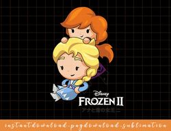 Disney Frozen 2 Elsa and Anna Chibi Japanese png, sublimate, digital download
