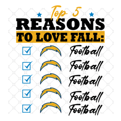 Top 5 Reasons To Love Fall Los Angeles Chargers