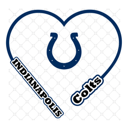 Colts Heart Svg, Sport Svg, Indianapolis Colts S