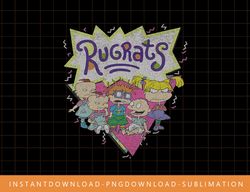 Rugrats Group Shot 80 s Themed Poster png, sublimate, digital print