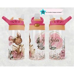 Baby Deer tumbler png wrap | Cute Forest Animal Sublimation