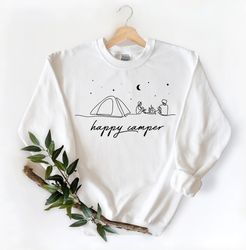 Happy camper Sweatshirts, Adventure shirts, cam