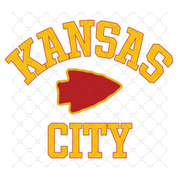 Kansas City Football Svg, Sport Svg, Kansas City