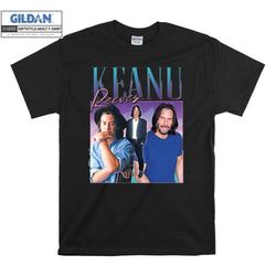 Kenau Reeves Homage Film Star Movie Icon T shirt Hoodie Hoody T-shirt Tshirt S-M-L-XL-XXL-3XL-4XL-5XL Oversized Men Wome