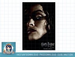 Harry Potter Deathly Hallows Bellatrix Character Poster png, sublimate, digital download