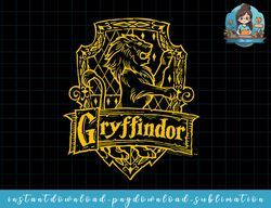Harry Potter Gryffindor Line Art Crest png, sublimate, digital download