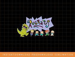 Rugrats Logo Character Line Up png, sublimate, digital print
