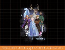 Disney Frozen 2 Group Shot Walking Into Forest png, sublimate, digital download