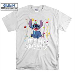 Disney Lilo and Stitch Cute Stitch My Birthday T shirt Hoodie Hoody T-shirt Tshirt S-M-L-XL-XXL-3XL-4XL-5XL Oversized Me