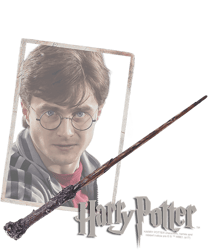 Harry Potter Harry s Wand Portrait T-Shirt.pngHarry Potter Harry s Wand Portrait T-Shirt