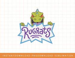 Rugrats Logo With Reptar Behind png, sublimate, digital print