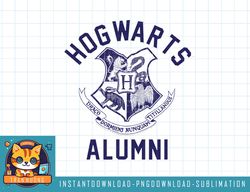 Harry Potter Hogwarts Alumni on Blue png, sublimate, digital download