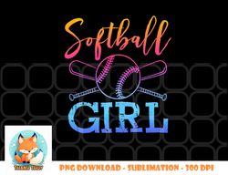 Softball Shirt Girls Softball Player Softball Girl png, digital download copy