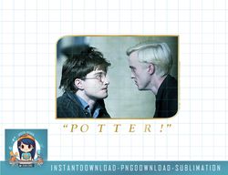 Harry Potter Harry And Draco Face Off Poster png, sublimate, digital download