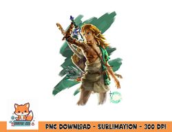 The Legend of Zelda Tears Of The Kingdom Link Hero Poster png, digital download copy