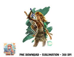 The Legend of Zelda Tears Of The Kingdom Link Hero Poster png, digital download copy