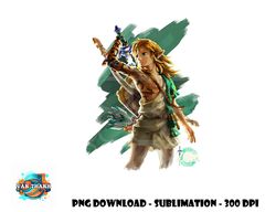 The Legend of Zelda Tears Of The Kingdom Link Hero Poster Premium png, digital download copy