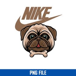 Peekaboo Pug Nike Png, Nike Logo Png, Peekaboo Pug Png, Fashion Brands Png Digital File