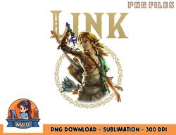 The Legend of Zelda Tears Of The Kingdom Link Portrait png, digital download copy