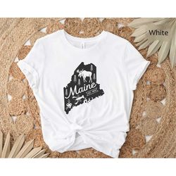 Maine Shirt Home State Shirt Love Home Shirt Graphic Tee Funny Shirt Personalized Shirt State Shirt