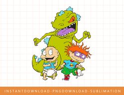 Rugrats Reptar With Happy Tommy & Chuckie png, sublimate, digital print