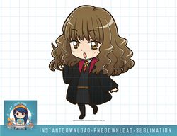 Harry Potter Hermione Granger Anime Style Portrait png, sublimate, digital download
