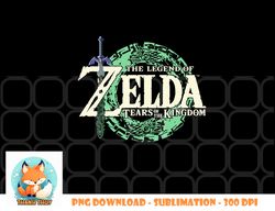 The Legend of Zelda Tears Of The Kingdom Official Logo png, digital download copy
