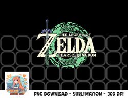 The Legend of Zelda Tears Of The Kingdom Official Logo Premium png, digital download copy