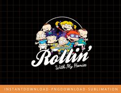 Rugrats Rollin With My Homies Baby Group Graphic png, sublimate, digital print