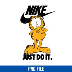 Garfield Nike Png, Nike Logo Png, Garfield Just Do It Png, Garfield Png, Fashion Brands Png Digital File