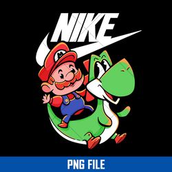 Super Mario World Nike Png, Super Mario Swoosh Png, Nike Logo Png, Super Mario Png Digital File
