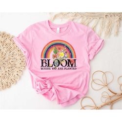 Bloom Flowers Shirt, Jesus Gift, Religious Shirt, Religious Gift, Christian Gift, The Way The Truth The Life Shirt