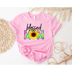 Blesses Mom Shirt, Mother Shirt Gift. Jesus Gift, Religious Shirt, Religious Gift, Christian Gift, The Way The Truth The