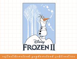 Disney Frozen 2 Olaf Standing On Rock png, sublimate, digital download