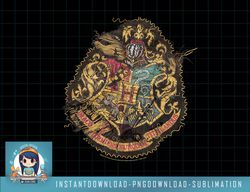 Harry Potter Hogwarts Crest Knitted Patch Damaged png, sublimate, digital download