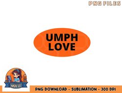 UMPH LOVE Midwest JamBand Concert Sticker png, digital download copy