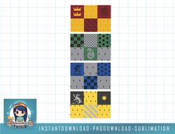 Harry Potter Hogwarts House Checkered Flags png, sublimate, digital download