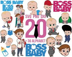 The Boss Baby svg for cricut, The Boss Baby boy svg, png files