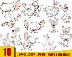 pinky and the brain svg for cricut, pinky and the brain svg birthday, png files