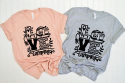 Love Camper Shirt,Camping Shirt, Travel Trailer Shirt,Happy Camper Shirt for Women,Adventure Shirt for Her,Travel Gift C