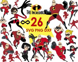 The Incredible svg for cricut, The Incredible logo svg, png files