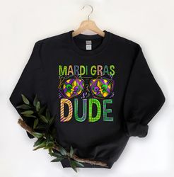 Mardi Gras Sweatshirt, New Orleans Sweatshirt, Mardi Gras Party, Fat Tuesday Sweatshirt, Mardi Gras Outfit, Mardi Gras C