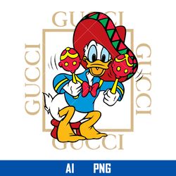 Daisy Gucci Png, Gucci Logo Png, Daisy Duck Png, Fashion Brand Png, Ai Digital File