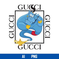 Genie Gucci Png, Gucci Logo Png, Genie Png, Gucci Brand Logo Png, Disney Logo Png, Ai Digital File