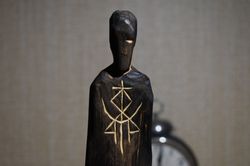 Dark Goddess archaic witch figurine sigil