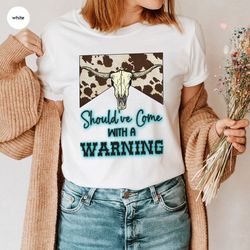 Country Music T-Shirt, Retro Song Lyrics Tshirt, Western Outfit, Gift for Her, Southern Vneck T-Shirt, Bull Skull Graphi