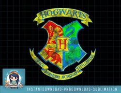 Harry Potter Hogwarts Neon Crest png, sublimate, digital download