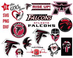 Atlanta Falcons svg, NFL football teams logos svg, american football svg, png