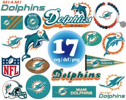 Miami Dolphins svg, NFL football teams logos svg, american football svg, png