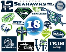 Seattle Seahawks svg, NFL football teams logos svg, american football svg, png